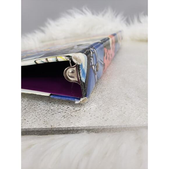 Harley Davidson Motorcycles 3 Ring Binder Trapper Keeper Vintage w/folders - Picture 6 of 8